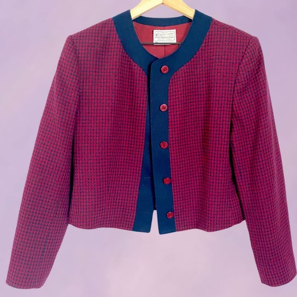 Vintage Pendleton Women’s Wool Jacket Size 10 - Picture 1 of 12